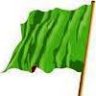 Banderita verde
